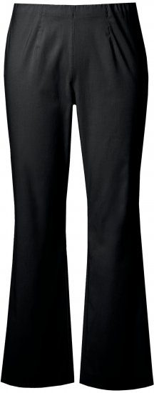 Ulla Popken Bengaline Elastic Waist Thermal Pants Black - Jeans & Hosen in Großen Größen – Plus Size - 