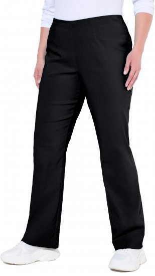 Ulla Popken Bengaline Elastic Waist Thermal Pants Black - Jeans & Hosen in Großen Größen – Plus Size - 
