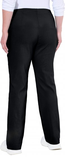 Ulla Popken Bengaline Elastic Waist Thermal Pants Black - Jeans & Hosen in Großen Größen – Plus Size - 