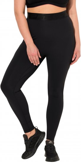 Ulla Popken Lightfit Quick Drying Leggings Black - Jeans & Hosen in Großen Größen – Plus Size - 