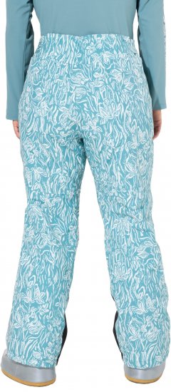 Ulla Popken Floral Print Ski Pants Ice Green - Jeans & Hosen in Großen Größen – Plus Size - 