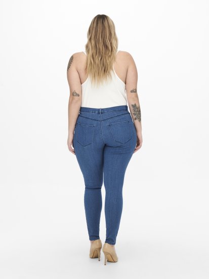 Only Carmakoma Thunder Life Skinny Fit Jeans Blue Denim - Jeans & Hosen in Großen Größen – Plus Size - 