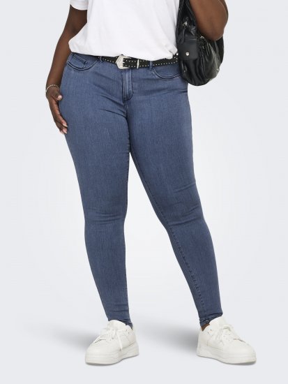 Only Carmakoma Thunder Life Skinny Fit Jeans Blue Denim - Jeans & Hosen in Großen Größen – Plus Size - 