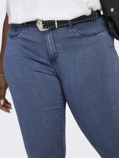 Only Carmakoma Thunder Life Skinny Fit Jeans Blue Denim - Jeans & Hosen in Großen Größen – Plus Size - 