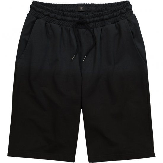 JP1880 Bermuda Sweatshorts DIpDye Black - Jogginghosen für herren - Jogginghosen für Herren in großen Größen