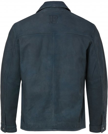 JP1880 Fine Lamb Leather Jacket Deep Sea Blue - Herren jacken - Herren Jacken in großen Größen