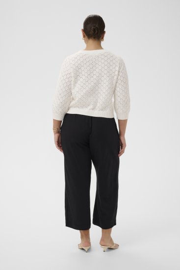 Kaffe Curve Kathrina Pullover White - Strickpullover - 