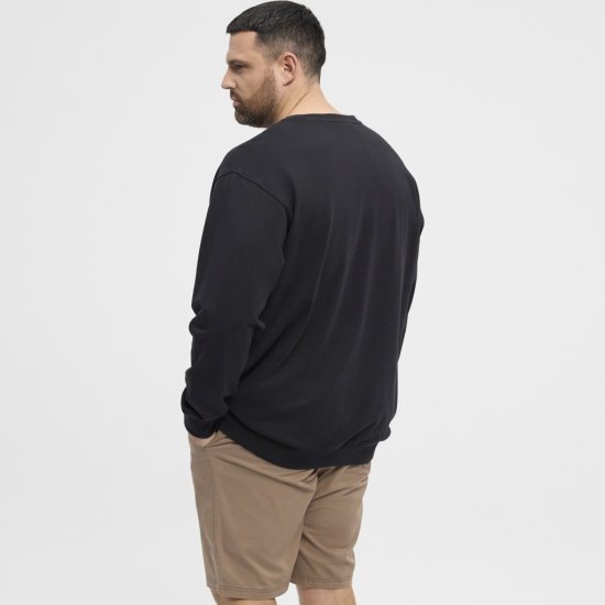 North Latitude Sweatshirt Black - Herren-sweater und -hoodies - Herren-Sweater und -Hoodies in großen Größen