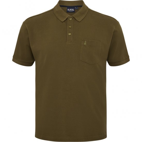 North Latitude Polo Pique Short Sleeve Green - Polo-shirts für herren - Polo-Shirts für Herren in großen Größen