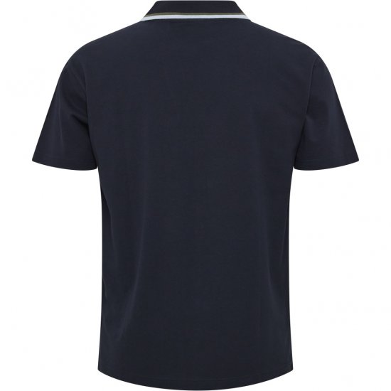 North Latitude Polo Pique V-Neck Navy - Polo-shirts für herren - Polo-Shirts für Herren in großen Größen