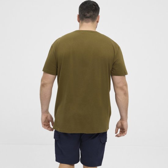 North Latitude T-Shirt Printed Short Sleeve Green - Herren-T-Shirts - Herren-T-Shirts in großen Größen