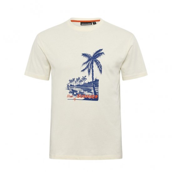 North Latitude T-Shirt Printed Off-White - Herren-T-Shirts - Herren-T-Shirts in großen Größen