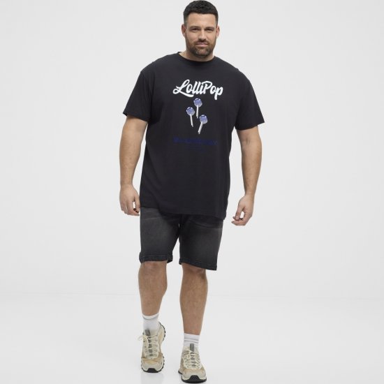 North Latitude T-Shirt Lollipop Black - Herren-T-Shirts - Herren-T-Shirts in großen Größen