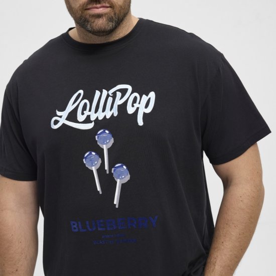 North Latitude T-Shirt Lollipop Black - Herren-T-Shirts - Herren-T-Shirts in großen Größen