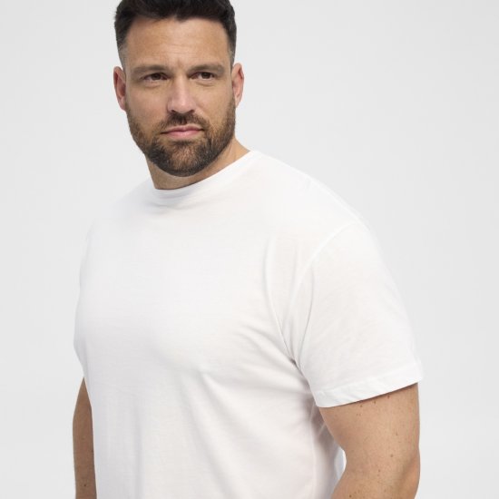 North Latitude T-Shirt 2-Pack White - Herren-T-Shirts - Herren-T-Shirts in großen Größen