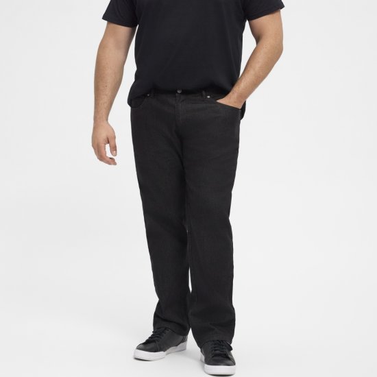 North Latitude Jeans Mick Black Stone Wash - Herren-jeans & -hosen - Herren-Jeans & -Hosen in großen Größen