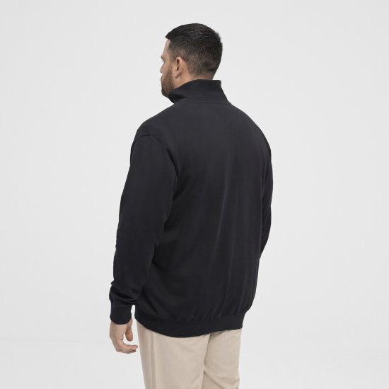 North Latitude Sweatshirt Cardigan Black - Herren-sweater und -hoodies - Herren-Sweater und -Hoodies in großen Größen
