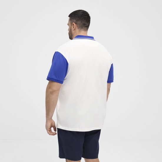 North Latitude Polo Short Sleeve Blue And White - Polo-shirts für herren - Polo-Shirts für Herren in großen Größen