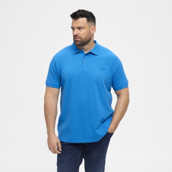 North Latitude Polo Short Sleeve Blue - Polo-shirts für herren - Polo-Shirts für Herren in großen Größen