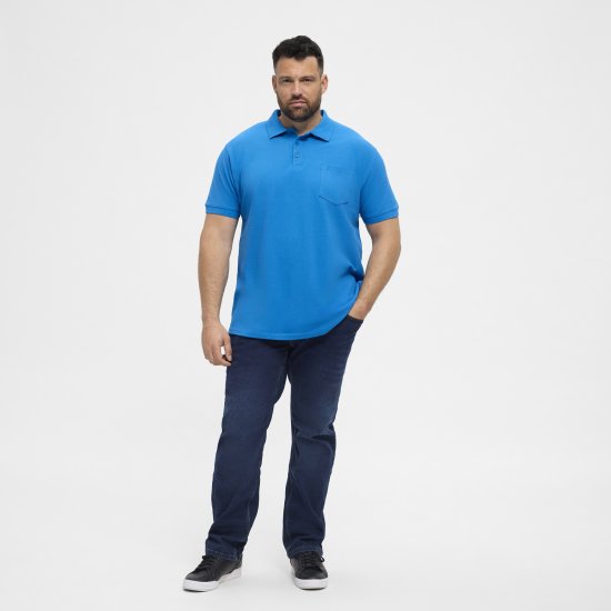 North Latitude Polo Short Sleeve Blue - Polo-shirts für herren - Polo-Shirts für Herren in großen Größen