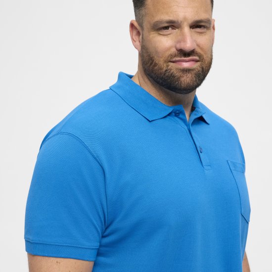 North Latitude Polo Short Sleeve Blue - Polo-shirts für herren - Polo-Shirts für Herren in großen Größen