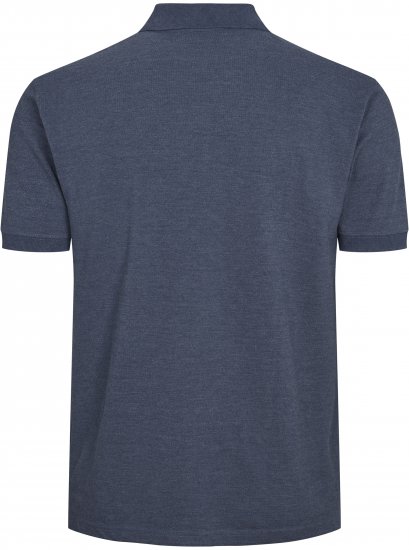 North Latitude Polo Short Sleeve Blue Melange TALL - HERRENBEKLEIDUNG MT-6XLT - Langgrößen für Herren