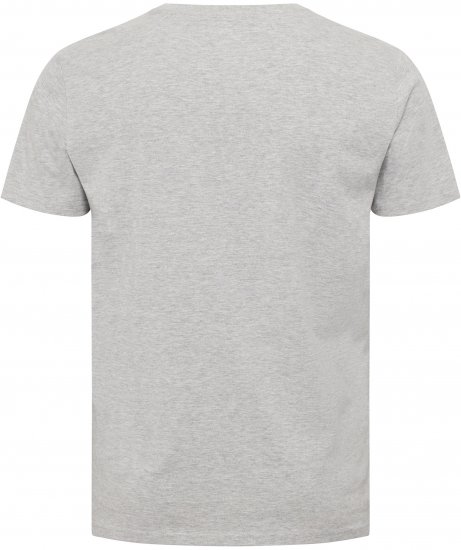 North Latitude Everlast T-shirt Grey Melange - Herren-T-Shirts - Herren-T-Shirts in großen Größen