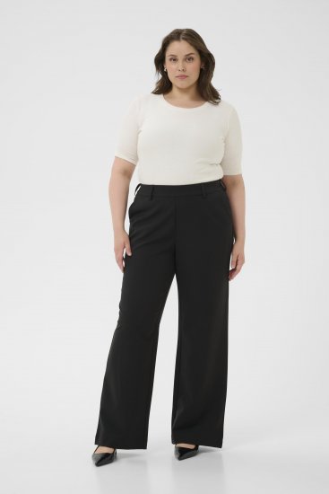 Kaffe Curve Halley Hose Schwarz - Jeans & Hosen in Großen Größen – Plus Size - 