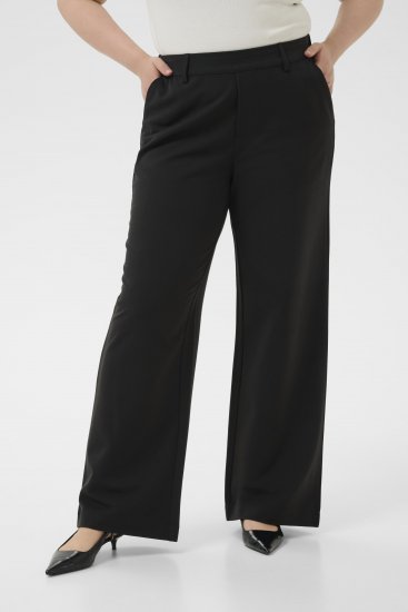 Kaffe Curve Halley Hose Schwarz - Jeans & Hosen in Großen Größen – Plus Size - 