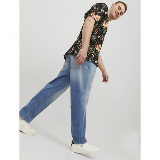 Jack & Jones MIKE ORIGINAL GE 314 Blue Denim - Herren-jeans & -hosen - Herren-Jeans & -Hosen in großen Größen