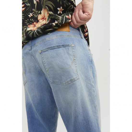 Jack & Jones MIKE ORIGINAL GE 314 Blue Denim - Herren-jeans & -hosen - Herren-Jeans & -Hosen in großen Größen