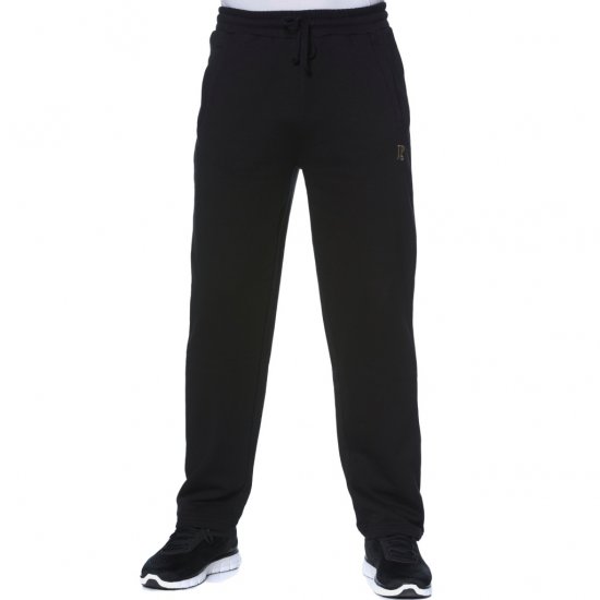 JP1880 Sweatpants Joggers Straight Cut Basic Fit Black TALL - HERRENBEKLEIDUNG MT-6XLT - Langgrößen für Herren