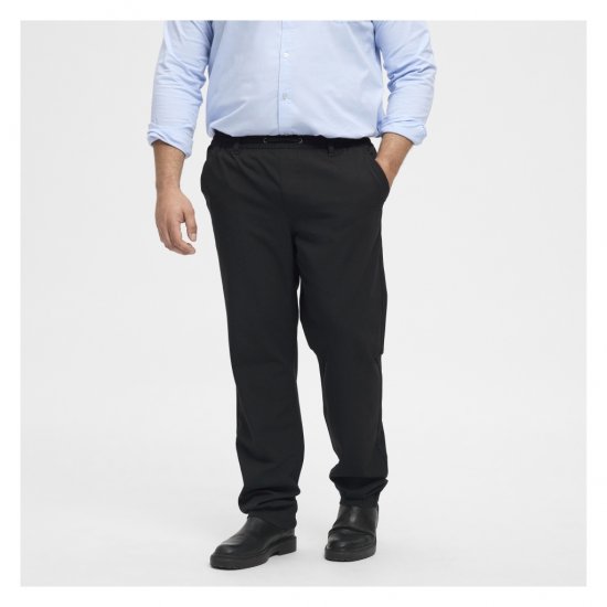 North Latitude Dress Pants Elastic Waist Black - Herrenhosen in großen größen - Herrenhosen in großen Größen