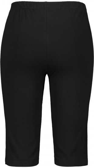 Ulla Popken Stretch Knit Bike Shorts Black - Jeans & Hosen in Großen Größen – Plus Size - 