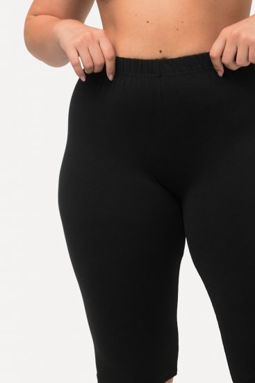 Ulla Popken Stretch Knit Bike Shorts Black - Ulla Popken - Ulla Popken Mode in großen Größen