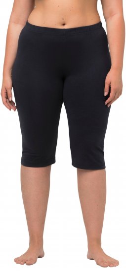 Ulla Popken Stretch Knit Bike Shorts Blue - Jeans & Hosen in Großen Größen – Plus Size - 