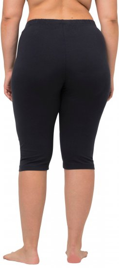 Ulla Popken Stretch Knit Bike Shorts Blue - Jeans & Hosen in Großen Größen – Plus Size - 