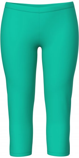 Ulla Popken Basic Stretch Knit Capris Green - Jeans & Hosen in Großen Größen – Plus Size - 