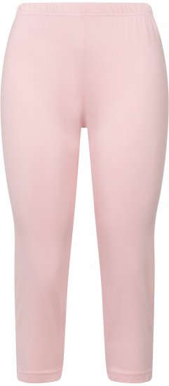 Ulla Popken Basic Stretch Knit Capris Pink - Jeans & Hosen in Großen Größen – Plus Size - 