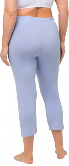 Ulla Popken Basic Stretch Knit Capris Blue - Jeans & Hosen in Großen Größen – Plus Size - 