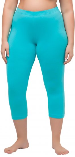 Ulla Popken Basic Stretch Knit Capris Blue - Jeans & Hosen in Großen Größen – Plus Size - 