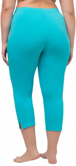 Ulla Popken Basic Stretch Knit Capris Blue - Jeans & Hosen in Großen Größen – Plus Size - 