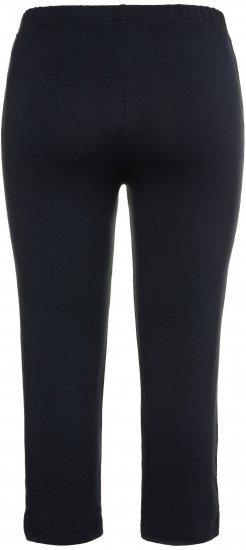 Ulla Popken Basic Stretch Knit Capris Navy - Jeans & Hosen in Großen Größen – Plus Size - 
