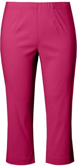 Ulla Popken Stretch Basic Bengaline Capri Pants Pale Lilac - Jeans & Hosen in Großen Größen – Plus Size - 