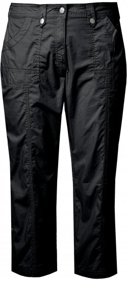Ulla Popken Roll Tab Hem Stretch Cargo Pants Black - Jeans & Hosen in Großen Größen – Plus Size - 