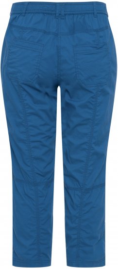 Ulla Popken Roll Tab Hem Stretch Cargo Pants Blue - Jeans & Hosen in Großen Größen – Plus Size - 