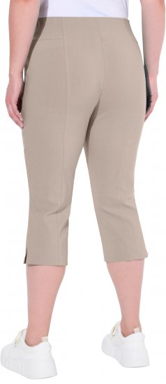 Ulla Popken Bengaline Elastic Waist Stretch Capri Pants Orange - Jeans & Hosen in Großen Größen – Plus Size - 