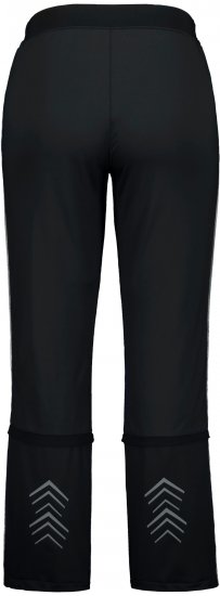 Ulla Popken Zip Off Reflective Detail Funtional Powerstretch Pants Black - Jeans & Hosen in Großen Größen – Plus Size - 