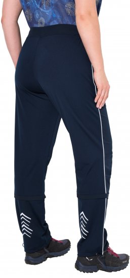 Ulla Popken Zip Off Reflective Detail Funtional Powerstretch Pants Navy - Jeans & Hosen in Großen Größen – Plus Size - 