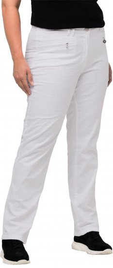 Ulla Popken Summer Pants Mony Snow White - Jeans & Hosen in Großen Größen – Plus Size - 